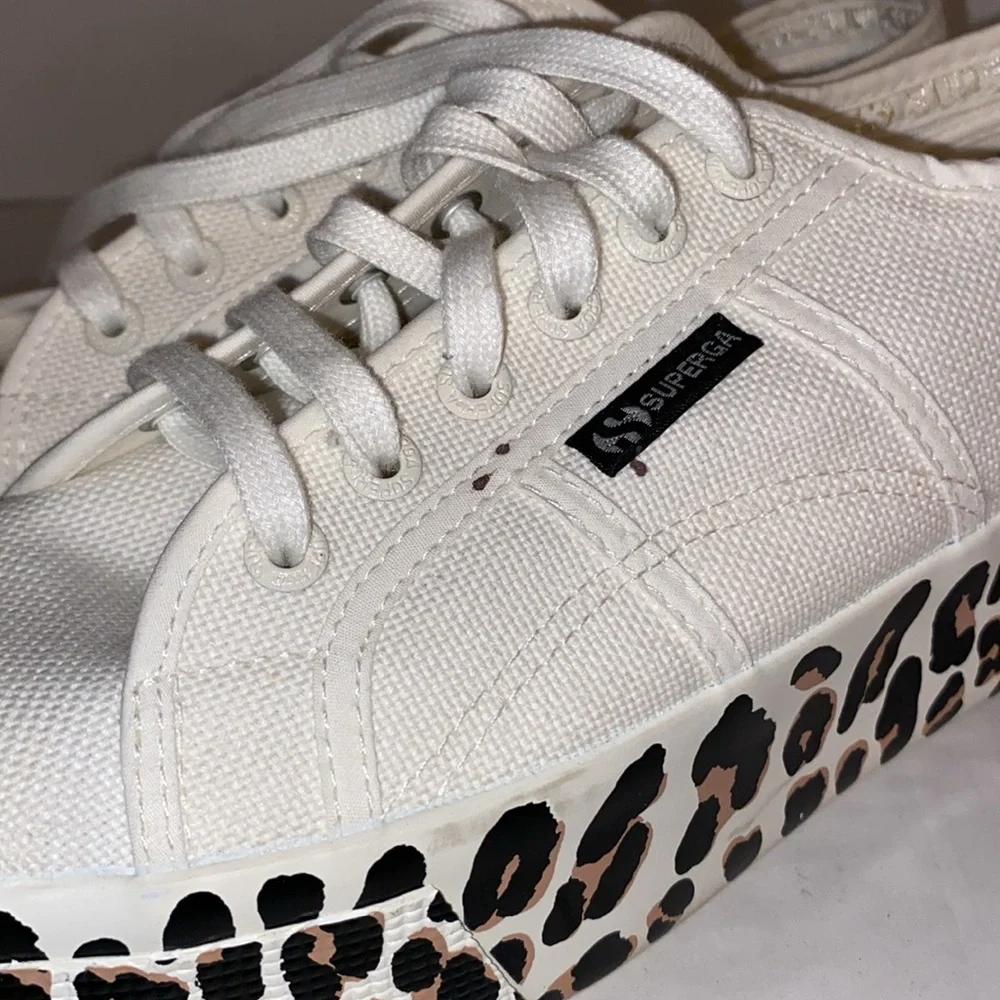 SUPERGA -2790, Foxing Print, Women’s Platform Sneakers, Size 7.5 - Picture 10 of 12